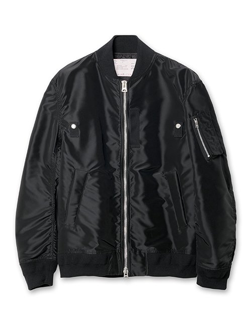 サカイ - sacai | Nylon Twill Blouson-Black-2の通販 | RESTIR リステア