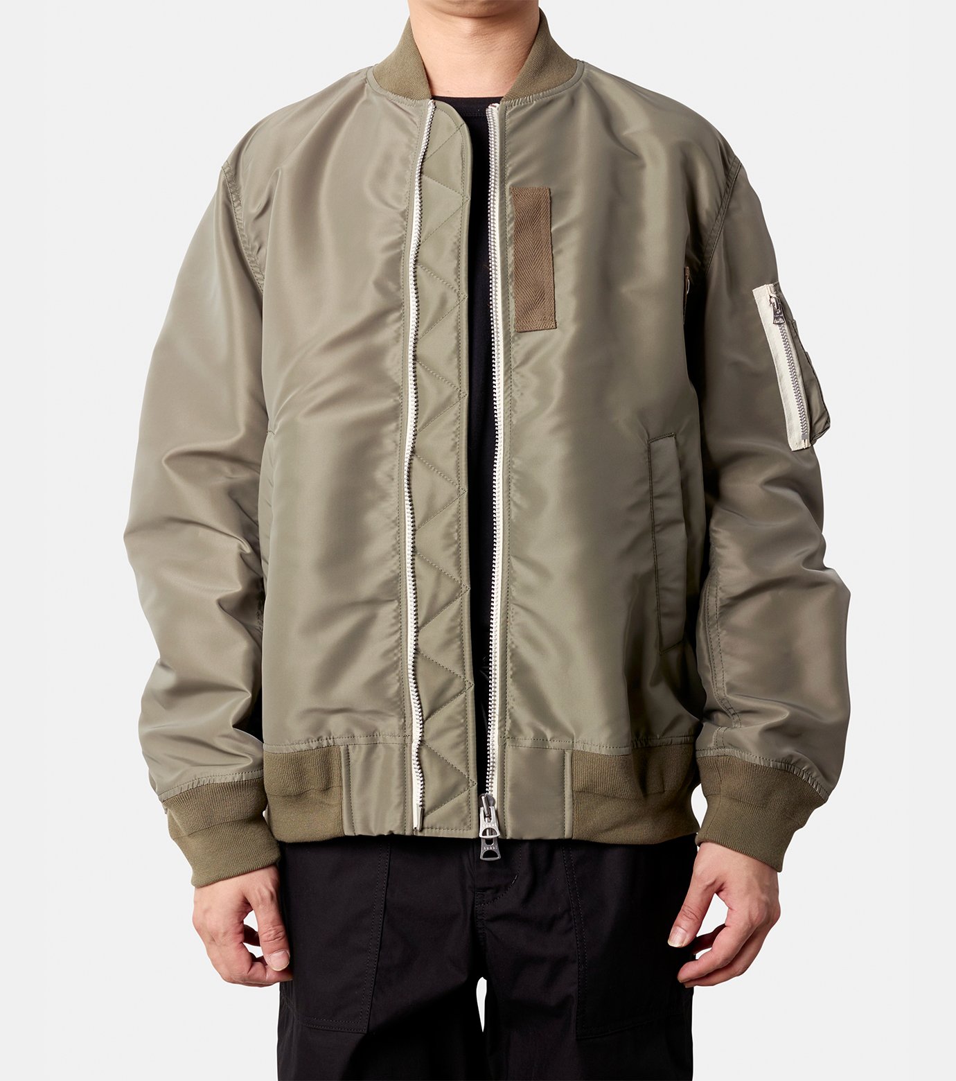 サカイ - sacai | Nylon Twill Blouson-Khaki-1の通販 | RESTIR リステア