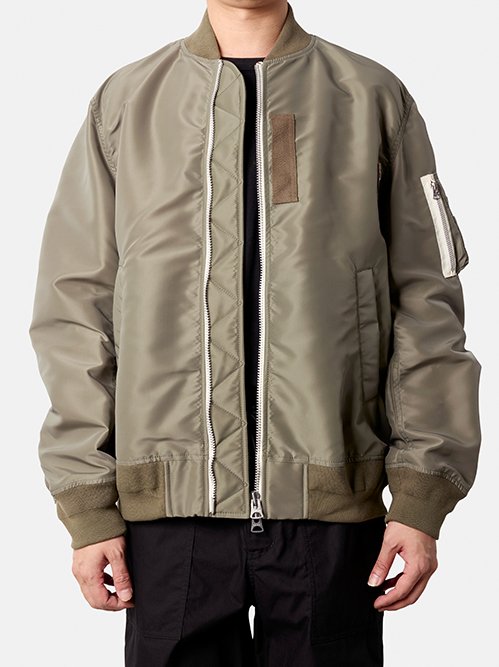サカイ - sacai | Nylon Twill Blouson-Khaki-1の通販 | RESTIR リステア