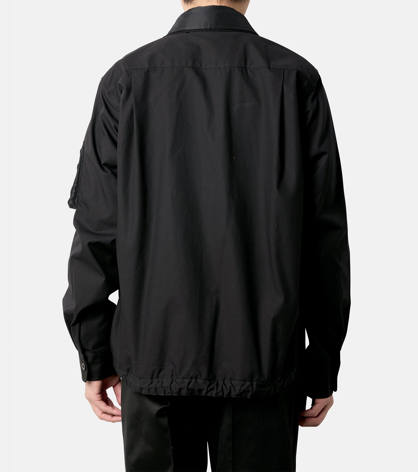 サカイ - sacai | Cotton Nylon Oxford Blouson-Black-2の通販