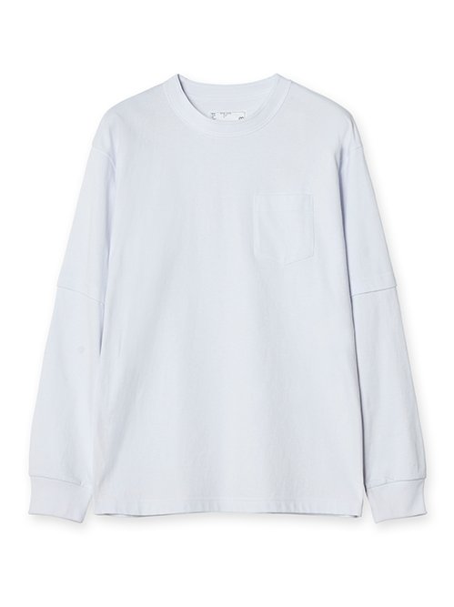 サカイ - sacai | s Cotton Jersey L/S T-Shirt-White-2の通販