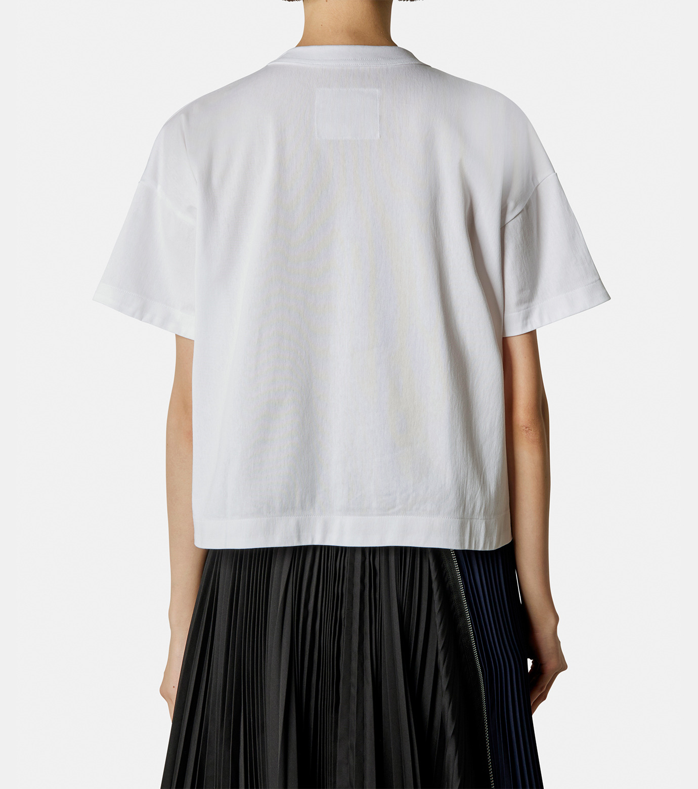 サカイ　異素材Tシャツ　サイズ2 サカイ - sacai | Cotton Jersey T-Shirt-Black-2の通販