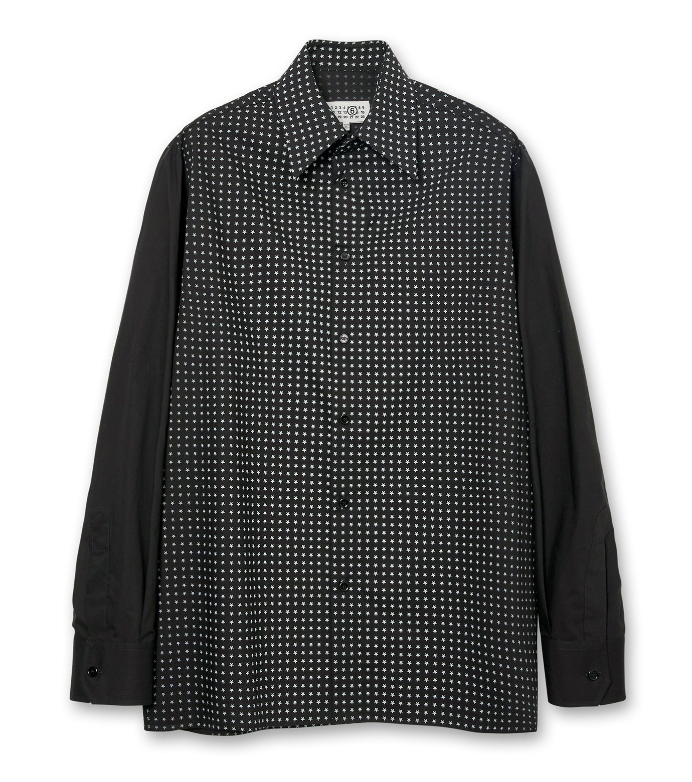 エムエムシックス - MM6 | Long-sleeved Shirt-Black-48の通販