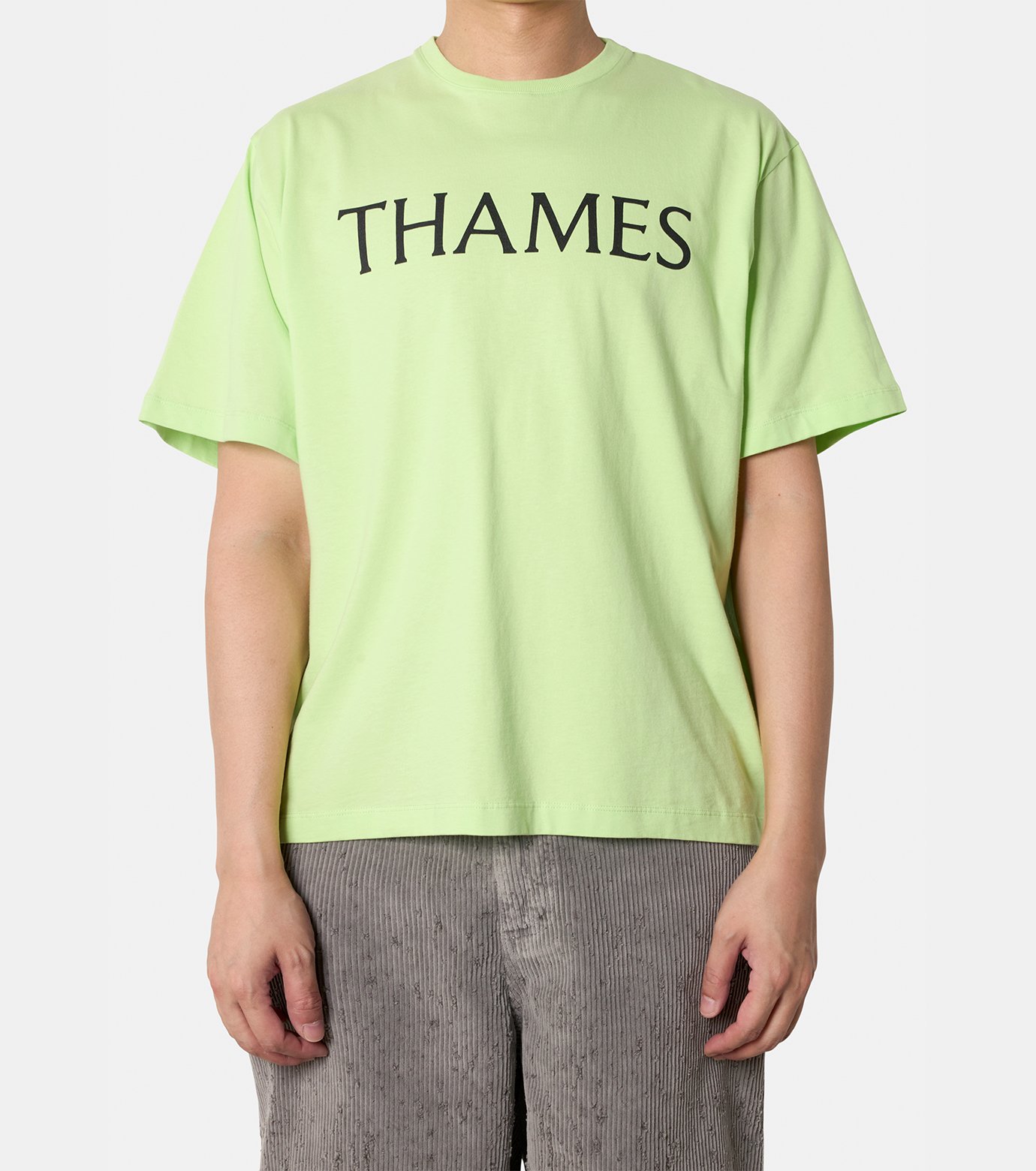 テムズ MMXX. - THAMES MMXX. | LETTERS TEE LIME-Green-Sの通販