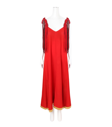 トーガ TOGA PULLA Inner Fringe Dress 38 トーガ TOGA PULLA Inner Fringe Dress 38