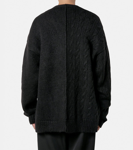 VETEMENTS 売れ筋商品|||ヴェトモン カーディガン アウター レディース Cardigans Black カーディガン スウェットカーディガン 羽織[品番：XL000002125