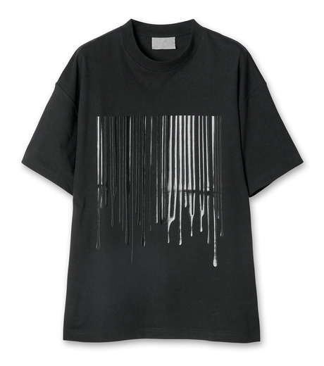 インスタ人気★VTMNTS RESET リセット Tシャツ ブラック オ VTMNTS RESET リセット コットン Tシャツ ブラック