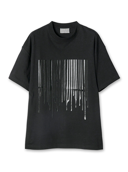 インスタ人気★VTMNTS RESET リセット Tシャツ ブラック VTMNTS | DRIPPING BARCODE T-SHIRT-Black-Sの通販 | RESTIR