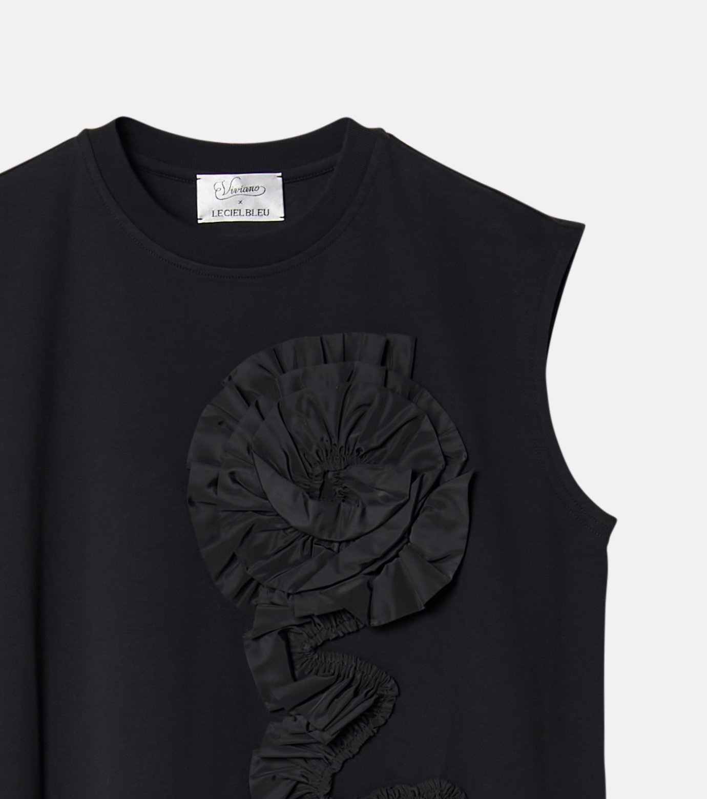 ヴィヴィアーノ - VIVIANO | Flower Sleeveless Jersey | RESTIR リステア