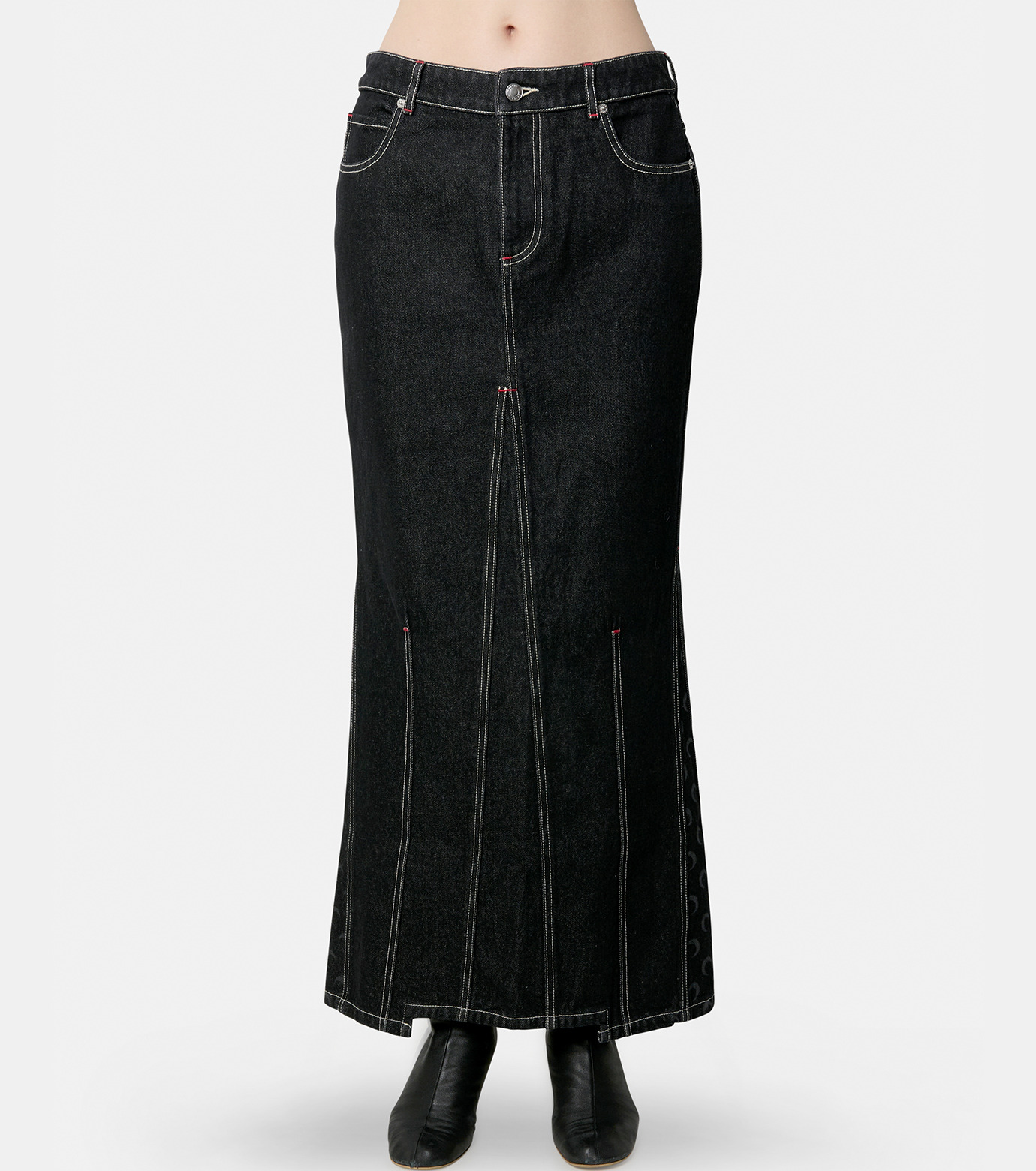 スカート Marine Serre Moon Laser Long Skirt MARINE SERRE Moon Laser Denim Long Skirt – Chinatown Country