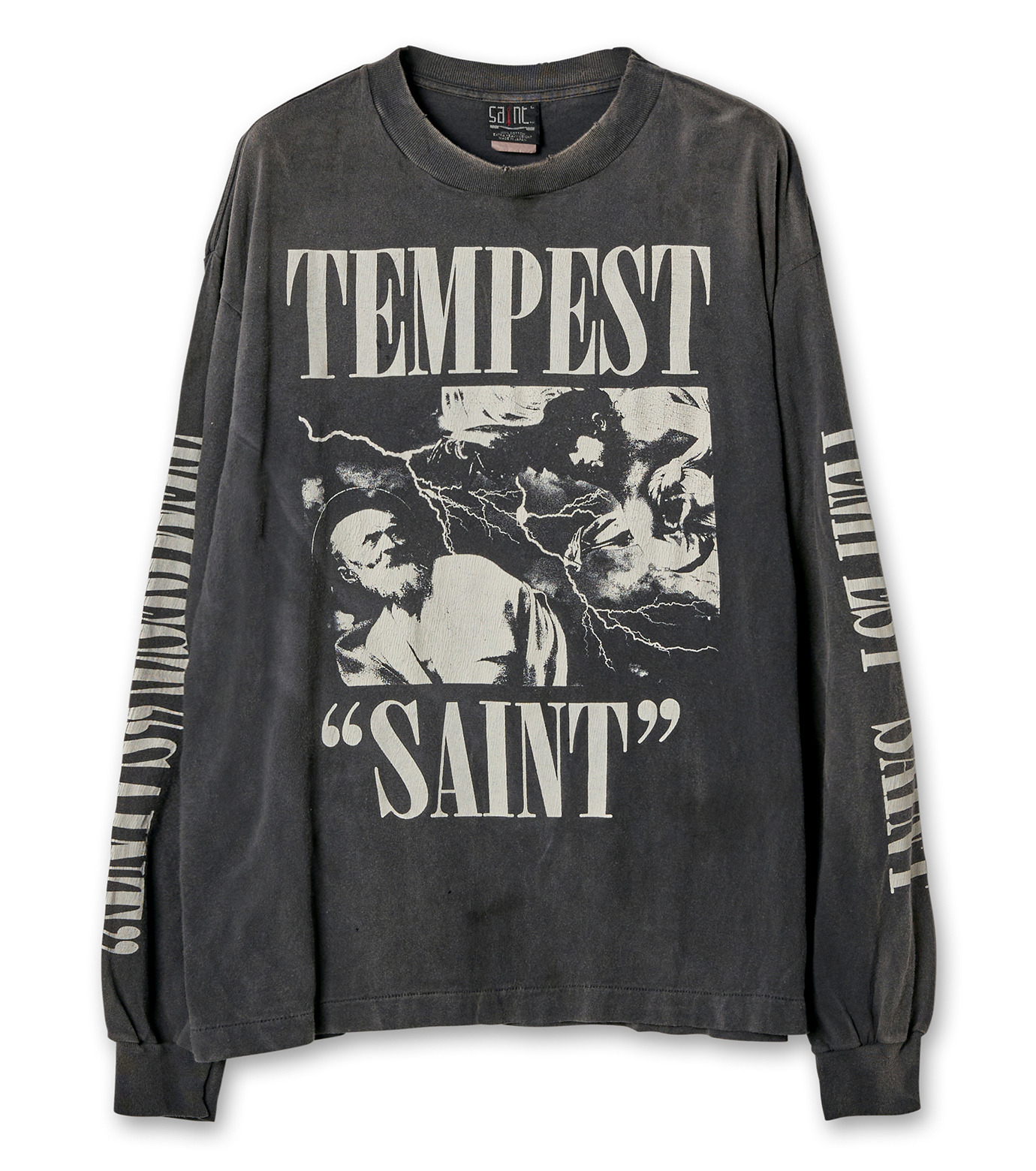 【18％OFF】 セント TEE/TEMPEST-Black-XL LS | Mxxxxxx ©️SAINT - マイケル トップス
