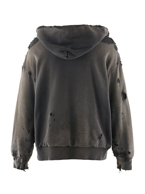 セント マイケル - ©️SAINT Mxxxxxx | HOODIE/DBL FACE-Charcoal