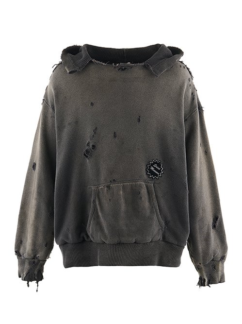 セント マイケル - ©️SAINT Mxxxxxx | HOODIE/DBL FACE-Charcoal