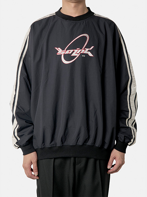 最終)saint mxxxxxx セントマイケル nylon pullover セントマイケル SAINT Mxxxxxx SAINT Nylon Pullover （Black