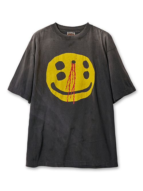 セント マイケル - ©️SAINT Mxxxxxx | CP_SS TEE/SMILE-Black