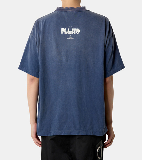 【新品バラ売り】POCKET&CREW SS T-SHIRT (NAVY) セント マイケル - ©️SAINT Mxxxxxx | PT_SS TEE/PLUTO-Navy-XLの通販