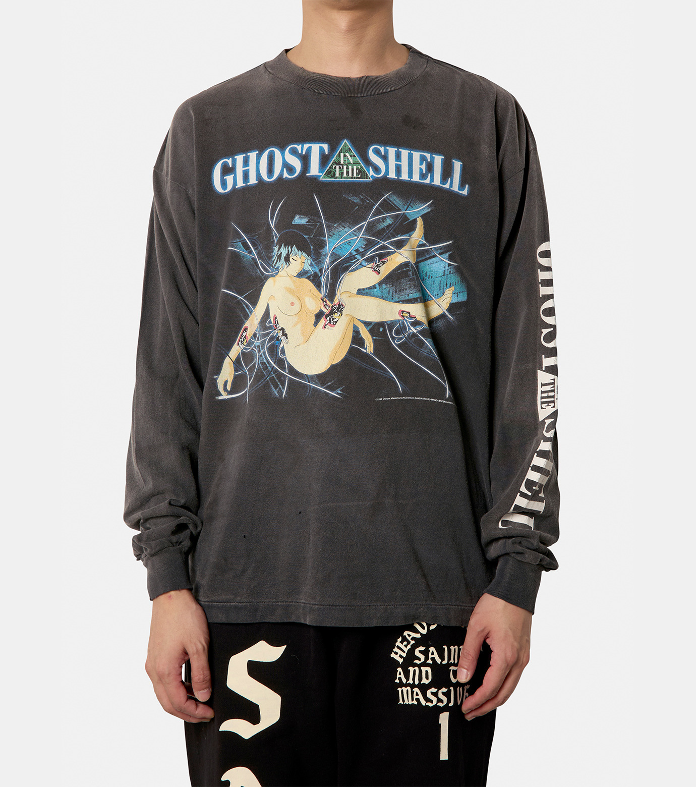 【SAINT Mxxxxxx】GS_LS TEE/ILYA GITS / BLK＊要在庫確認＊ SAINT M×××××× (セントマイケル) GS_LS TEE/ILYA GITS / BLACK
