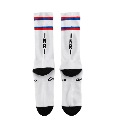 セント マイケル - ©️SAINT Mxxxxxx | SOCKS FRANCE-White-Fの通販