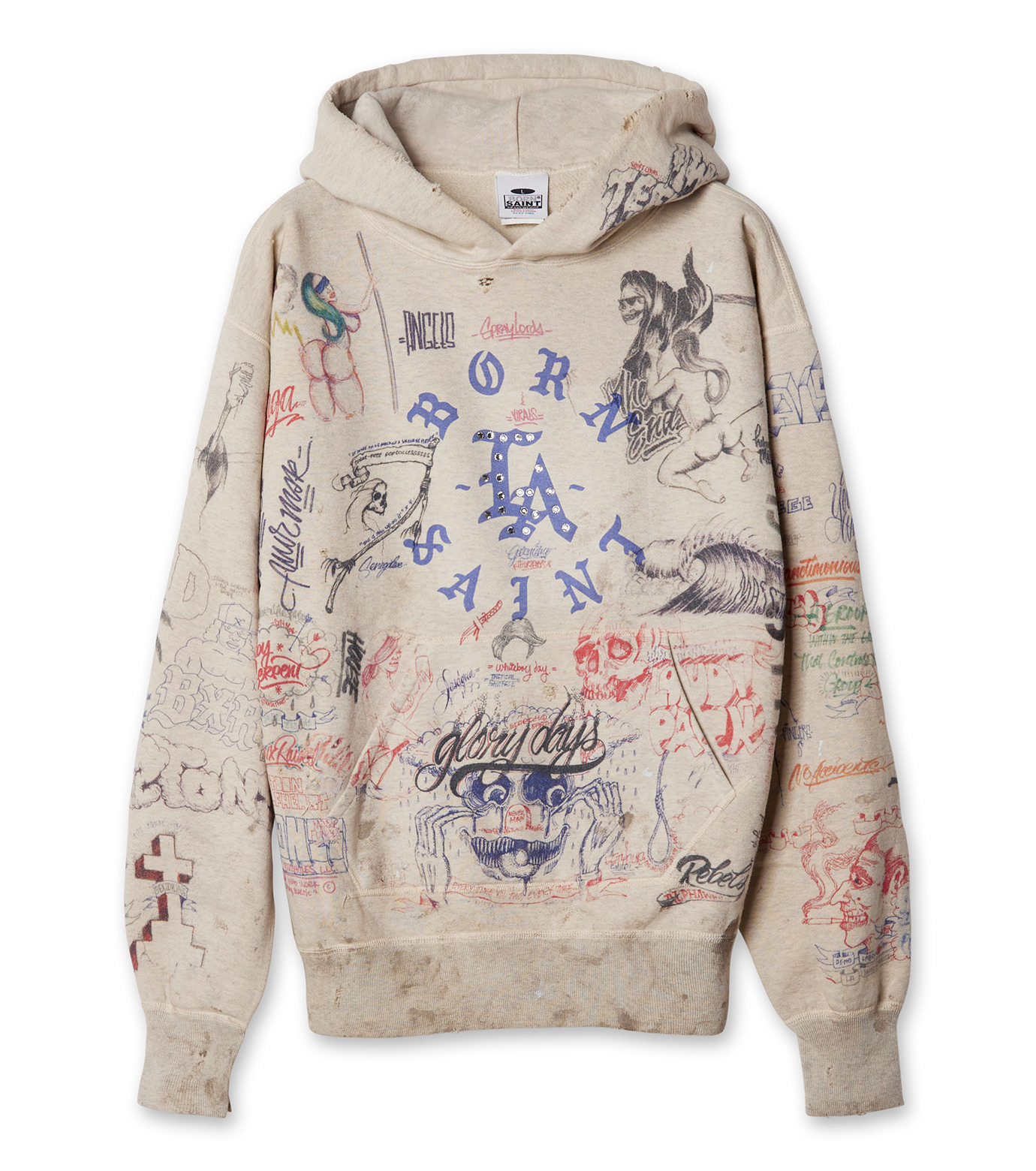 セント マイケル - ©️SAINT Mxxxxxx | BR_HOODIE LA-Gray-XLの通販 
