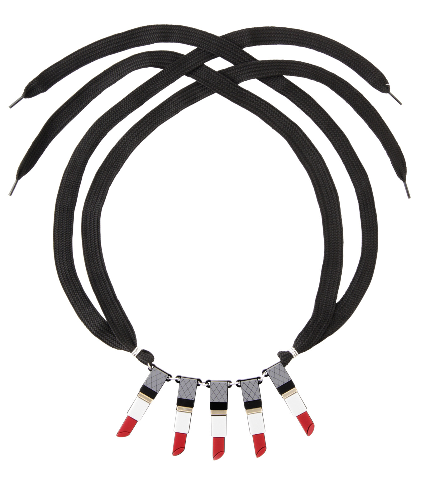 ヤズブキー - YAZBUKEY | Lipstick Necklace-Black-Fの通販 | RESTIR 