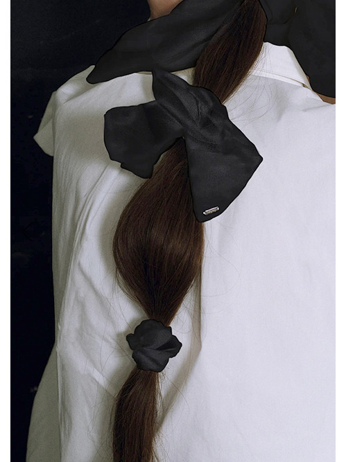 heyep｜Silk Square Medium Scrunchie（ヘッドアクセサリー