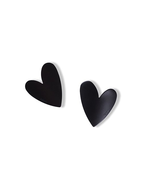 Heart Motif Hair Clips-2 Piece
