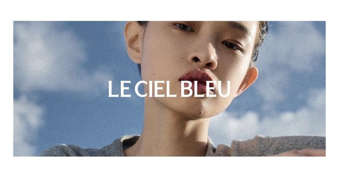 LE CIEL BLEU - 売切セールコメント下さい♡アイレネ♡オープンカラーミックスニット LE CIEL BLEU official